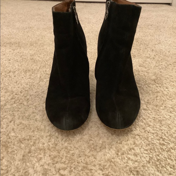 Sam Edelman wedged black heel boots - Picture 2 of 5
